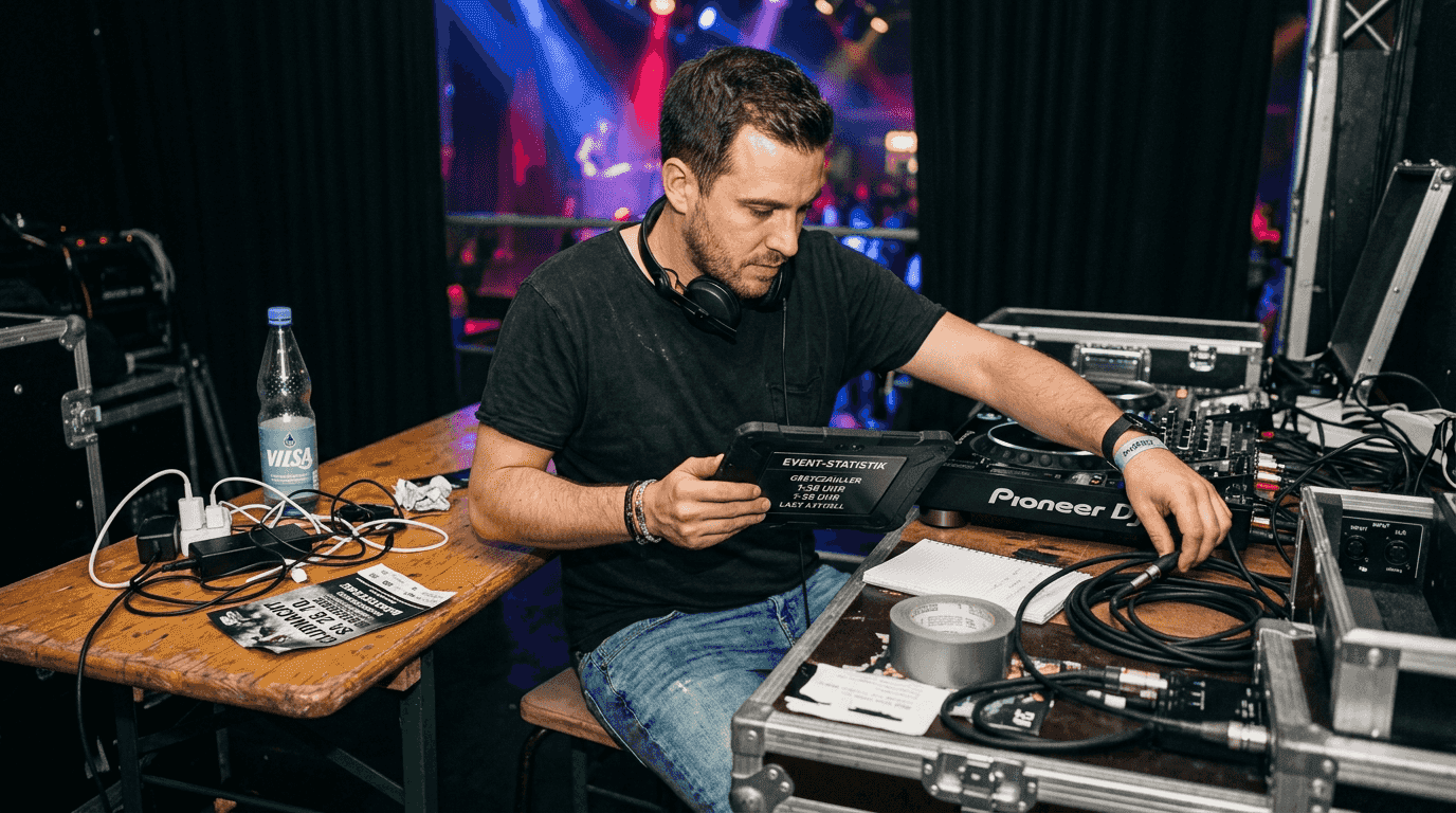 Wie funktioniert Echtzeit-Eventmanagement für DJs 2026
